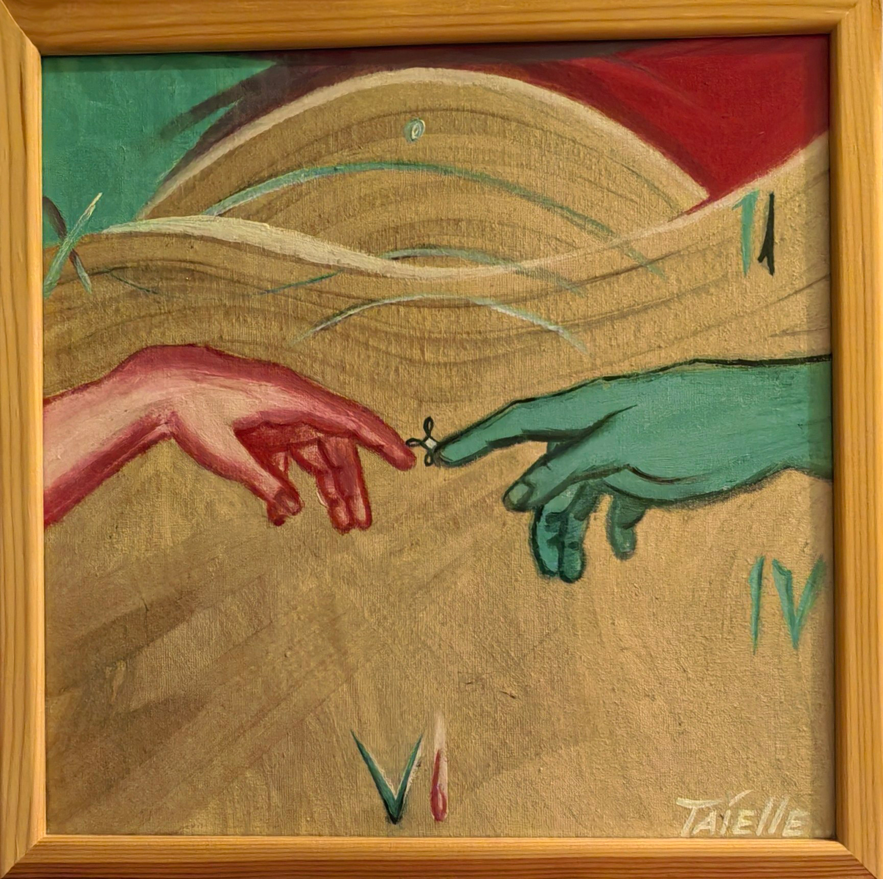 Картина на продажу "Новое НАЧАЛО" холст/масло 300*300мм = 888BYN